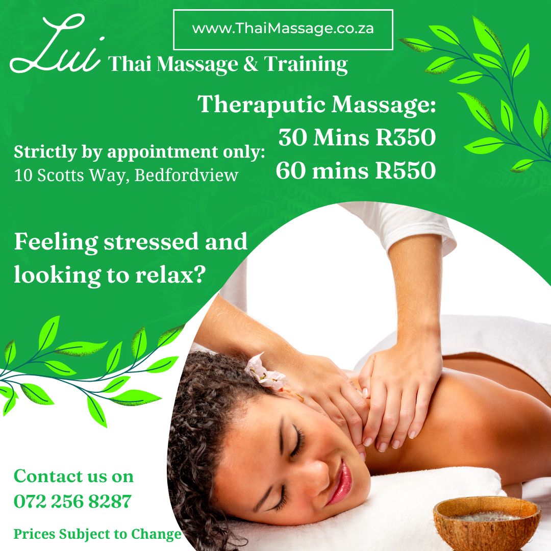 Lui Thai Massage Feeling Stressed and looking to relax